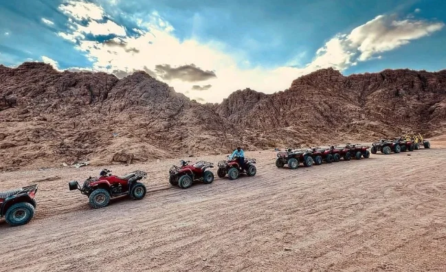 High-Speed Quad Bike ATV Desert Safari in Sharm El Sheikh